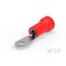 Te Connectivity Ring Terminal, #10 Stud Size, 8 AWG, 600 V, Vinyl Insulated, Red 52263-3 - alternate 1